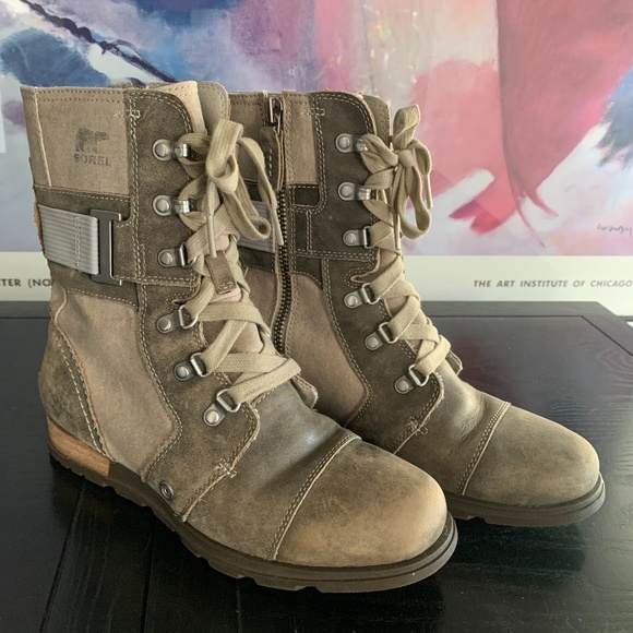 SOREL Women’s Major Carly Combat Boot | Size 8 - Picture 1 of 8